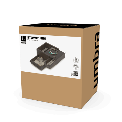 UMBRA STOWIT MINI JWL BOX BLK/WAL