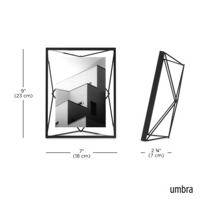 Umbra Prisma 5x7 Picture Frame, Black