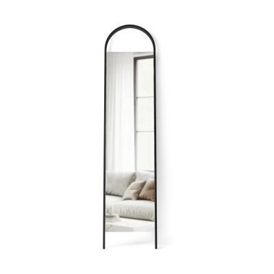 UMBRA BELLWOOD LEANING MIRROR BLACK 