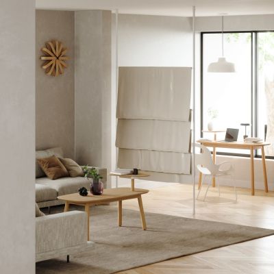 Swivo Premium сет – бюро, маса за кафе и стенен часовник