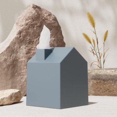 Слейт блу кухненски сет 3 - JOEY Кухненски диспенсър с място за гъба + UDRY Сгъваем сушилник за съдове +CASA Капак за салфетки