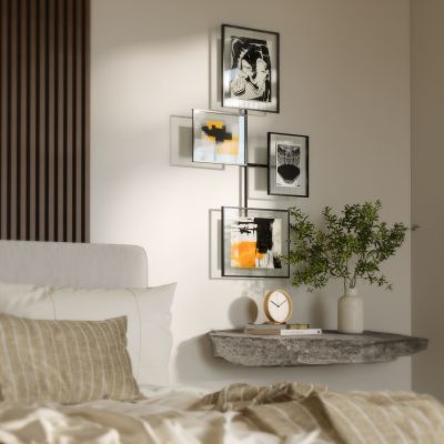 UMBRA FLUTE WALL GALLERY PD BLACK