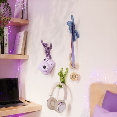 UMBRA BUDDY Закачалки, цветни прозрачни