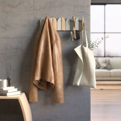 UMBRA SALOON Стенна закачалка, натурален / пясъчен