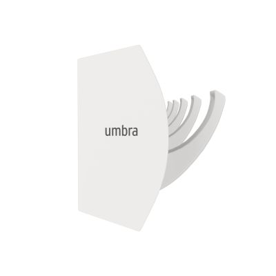 UMBRA Flip 5 Стенна закачалка, бял / бял