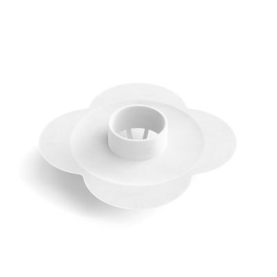 UMBRA BLOOM Комбинирана тапа и уловител за коса за вана и душ, бял