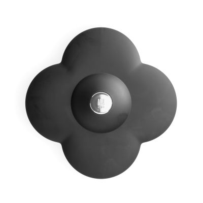 UMBRA BLOOM Комбинирана тапа и уловител за коса за вана и душ, черен