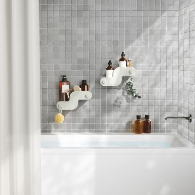 етажежерки за душ кабина без пробиване