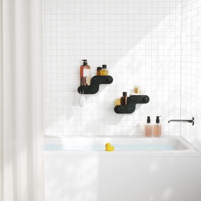 UMBRA NAMI ADHESIVE BIN SET 2 OCBLK