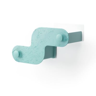 UMBRA NAMI Етажерки за душ кабина с лепилни ленти, сет 2 бр., син