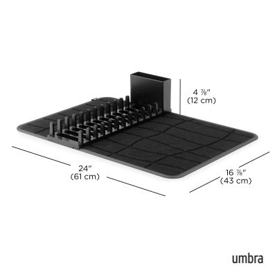 UMBRA UDRY ULTRA DRYING RACK W  MAT BLACK