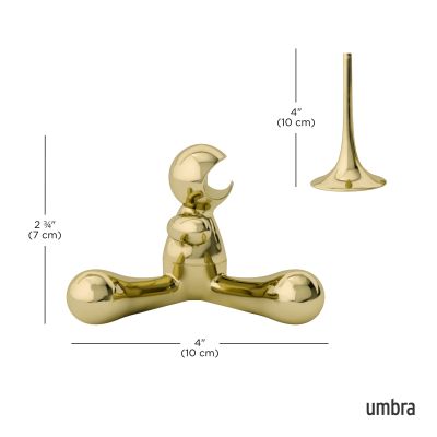 UMBRA RODEO BUDDY Балансираща отварачка за бутилки, златен