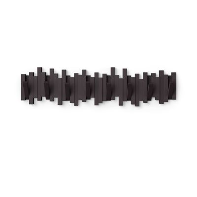 UMBRA STICKS 8 Стенна закачалка, кафяв