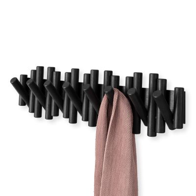 UMBRA PICKET 8 RAIL HOOK BLACK