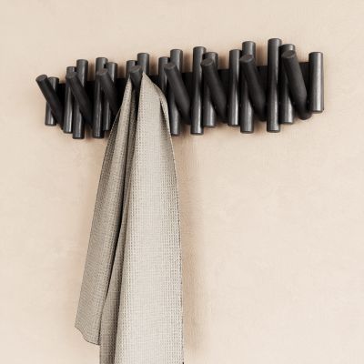 UMBRA PICKET 8 RAIL HOOK BLACK