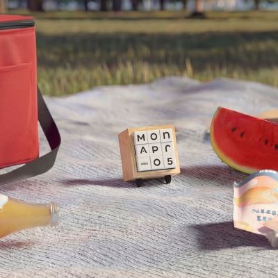 UMBRA PLAY DATE CALENDAR NATURAL