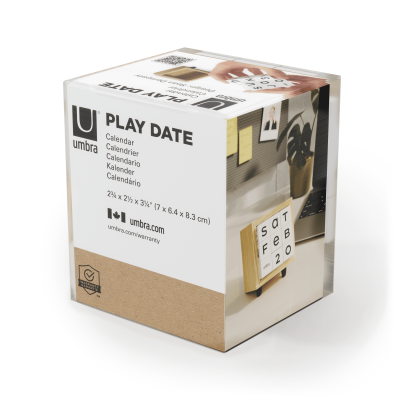 UMBRA PLAY DATE CALENDAR NATURAL