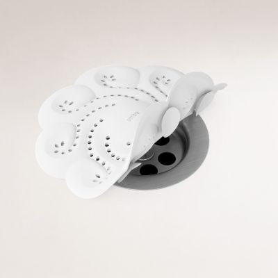 UMBRA NEPTUNE HAIR CATCHER WHITE