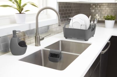 UMBRA TUB DISH RACK CHARCOAL