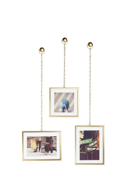 UMBRA FOTOCHAIN Комплект рамки за снимки, златен 