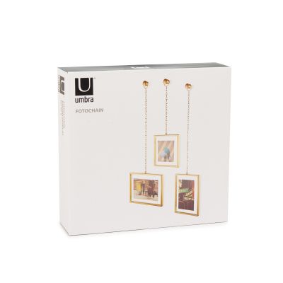 UMBRA FOTOCHAIN Комплект рамки за снимки, златен 