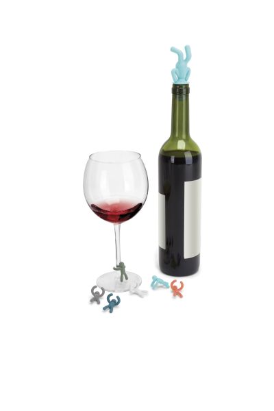 UMBRA DRINKING BUDDY  Тапа за бутилка + маркери