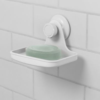 UMBRA FLEX GEL-LOCK SOAP DISH WHITE