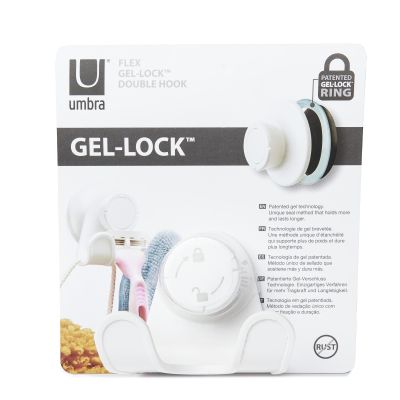 UMBRA FLEX GEL-LOCK DBL HOOK WHITE