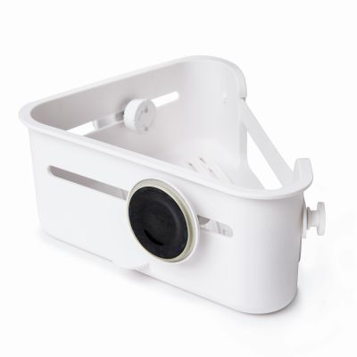 UMBRA FLEX GEL-LOCK CORNER BIN WHITE