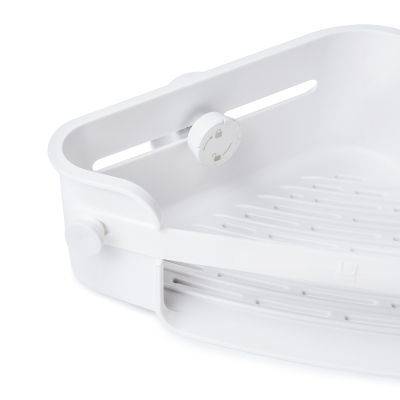 UMBRA FLEX GEL-LOCK CORNER BIN WHITE