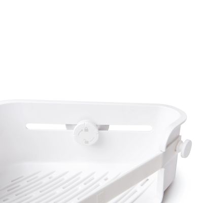 UMBRA FLEX GEL-LOCK CORNER BIN WHITE
