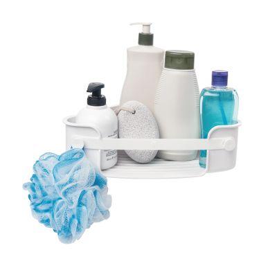 UMBRA FLEX GEL-LOCK CORNER BIN WHITE