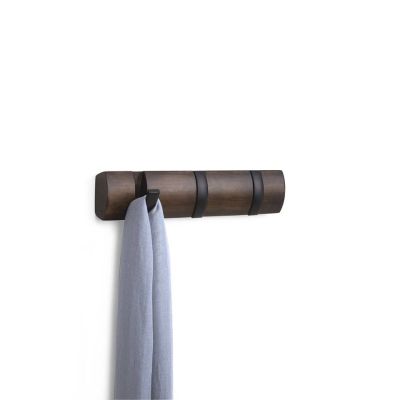 UMBRA Flip 3 Стенна закачалка, орех