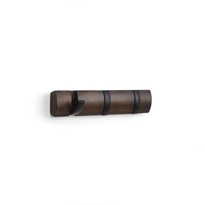 UMBRA Flip 3 Стенна закачалка, орех