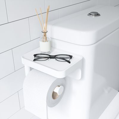 UMBRA FLEX SURE-LOCK TP HOLDER /SHELF WHITE