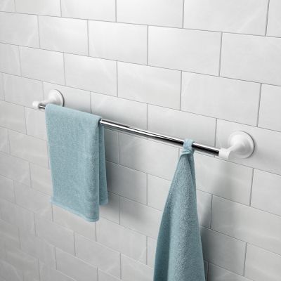 UMBRA FLEX SURE-LOCK TOWEL BAR CHROME