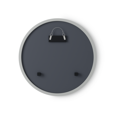 UMBRA HUB Стенно огледало 46см, сив