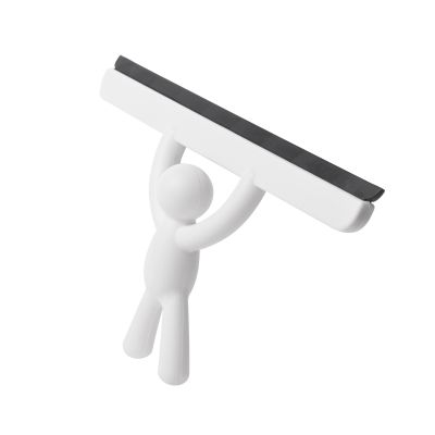 UMBRA BUDDY SURE-LOCK SQUEEGEE WHITE