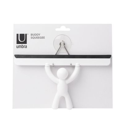UMBRA BUDDY SURE-LOCK SQUEEGEE WHITE