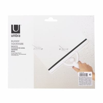 UMBRA BUDDY SURE-LOCK SQUEEGEE WHITE