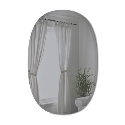 UMBRA HUB BEVY OVAL 24X36 SMOKE
