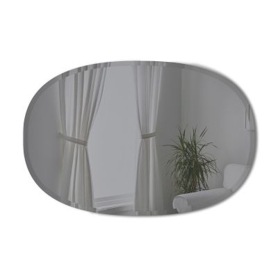 UMBRA HUB BEVY OVAL 24X36 SMOKE