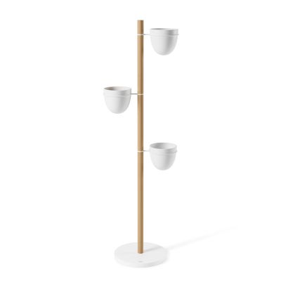 UMBRA FLORISTAND PLANTER WHT/NAT