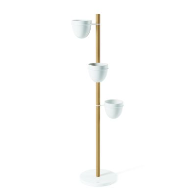 UMBRA FLORISTAND PLANTER WHT/NAT