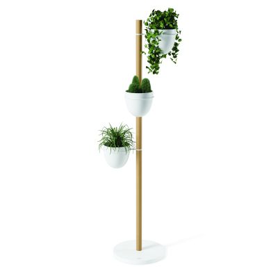 UMBRA FLORISTAND PLANTER WHT/NAT