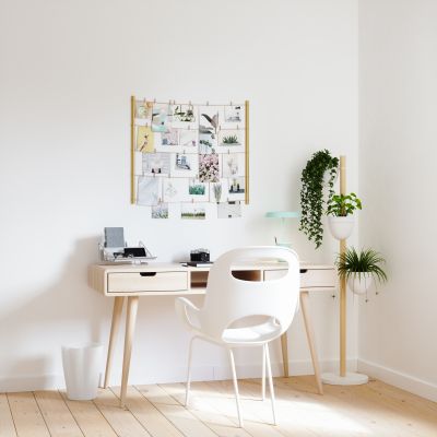 UMBRA FLORISTAND PLANTER WHT/NAT