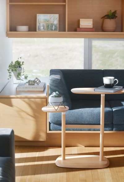 UMBRA SWIVO SIDE TABLE NATURAL