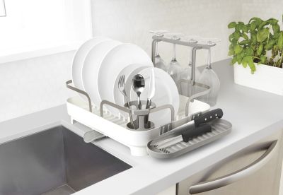 UMBRA HOLSTER DISH RACK WHITE