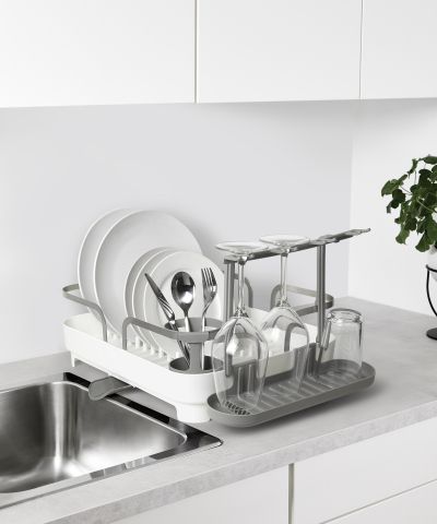 UMBRA HOLSTER DISH RACK WHITE