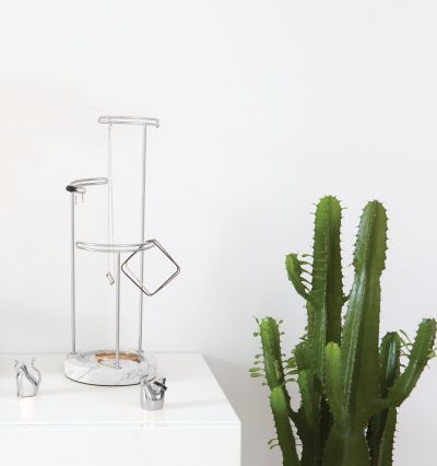 UMBRA TESORA JWL STAND WHT/NKL